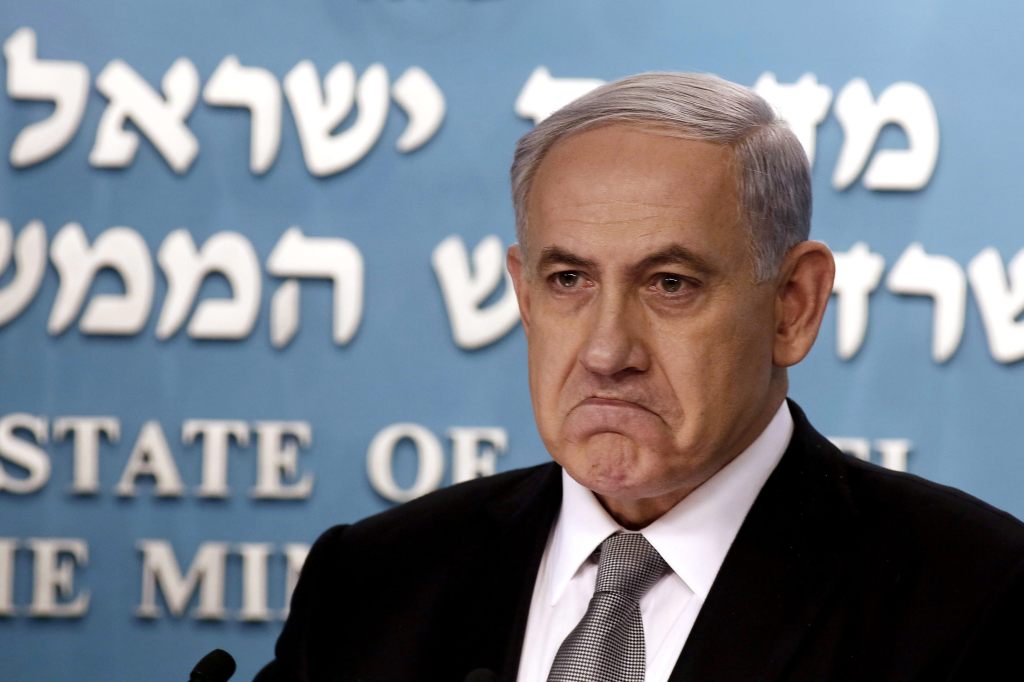 Israel's Prime Minister Benjamin Netanyahu