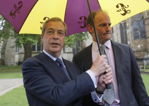 Nigel Farage and UKIP party MP Douglass Carswell